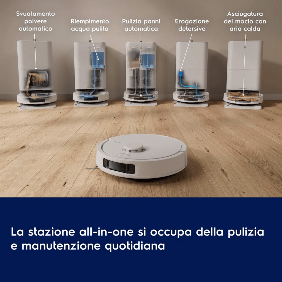 Electrolux Robotic Vacuum Clean Robot Aspirapolvere ER81UW3SW