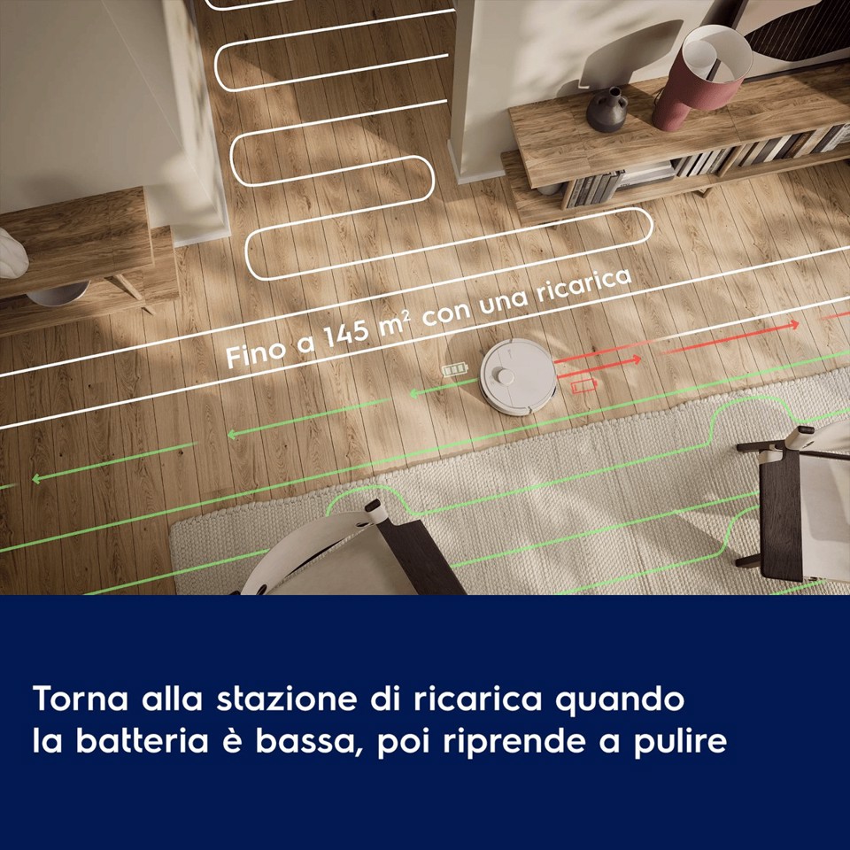 Electrolux Robotic Vacuum Clean Robot Aspirapolvere ER81UW3SW