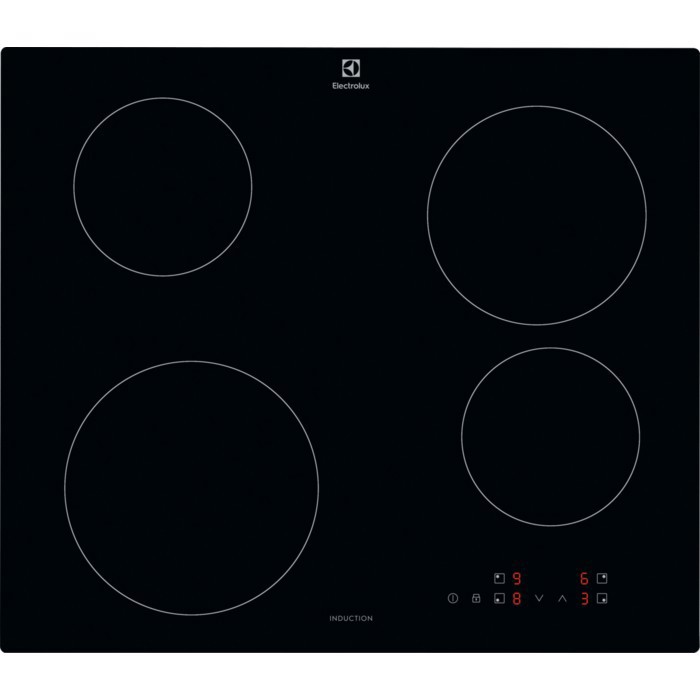 Electrolux Serie 300 EIB60424C Nero Da incasso 59 cm Piano cottura a induzione 4 Fornello(i)
