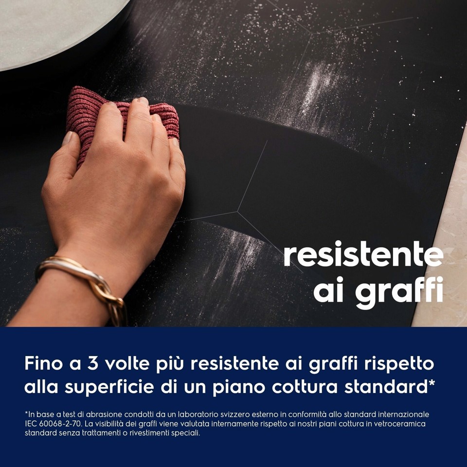 Electrolux Serie 600 PIANO INDUZIONE BRIDGE MATT 80 CM EIV83443CT MADE IN EUROPE