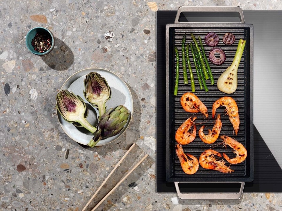 Electrolux Serie 600 PIANO INDUZIONE BRIDGE MATT 80 CM EIV83443CT MADE IN EUROPE