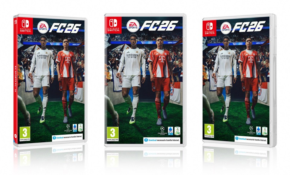 Electronic Arts EA SPORTS FC 26 Standard Cinese semplificato, Cinese tradizionale, Tedesca, DUT, Inglese, ESP, Francese, ITA, Giapponese, Coreano, Portoghese, Russo Nintendo Switch