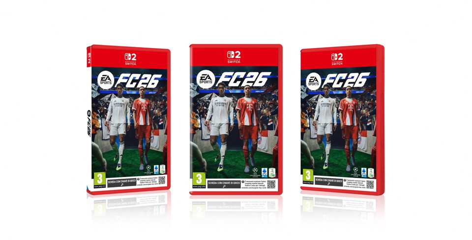 Electronic Arts EA SPORTS FC 26 Standard Cinese semplificato, Cinese tradizionale, Tedesca, DUT, Inglese, ESP, Francese, ITA, Giapponese, Coreano, Portoghese, Russo Nintendo Switch 2