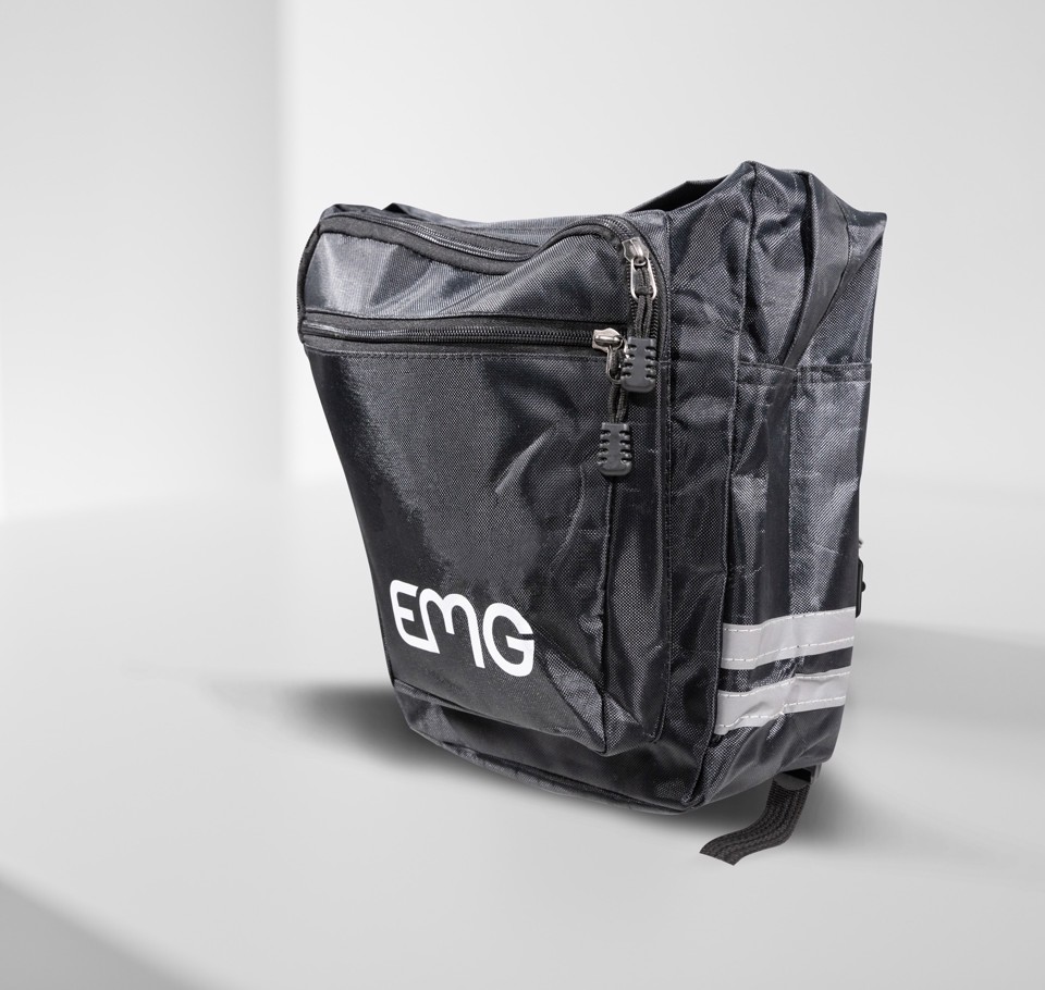 EMG BB-30 doppia Borsa nera per e-bike