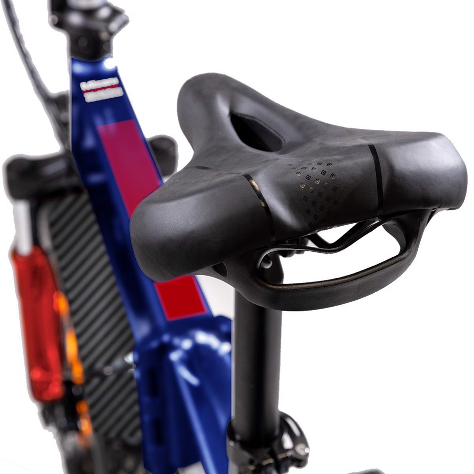 EMG  Bici Elettrica Fat Bike Bomber MWC con telaio pieghevole 17", ruota 20", Cambio Shimano, Motore 250W, batteria 48V 10Ah