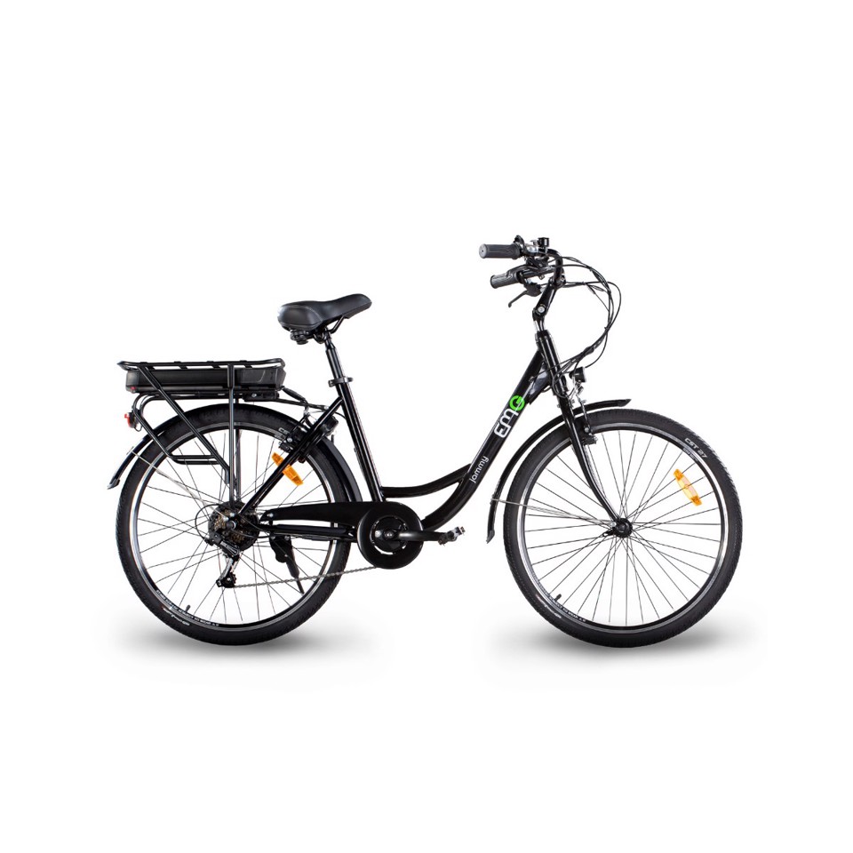 EMG Bici Elettrica Jammy Nero Acciaio 66 cm (26") 25 kg Litio