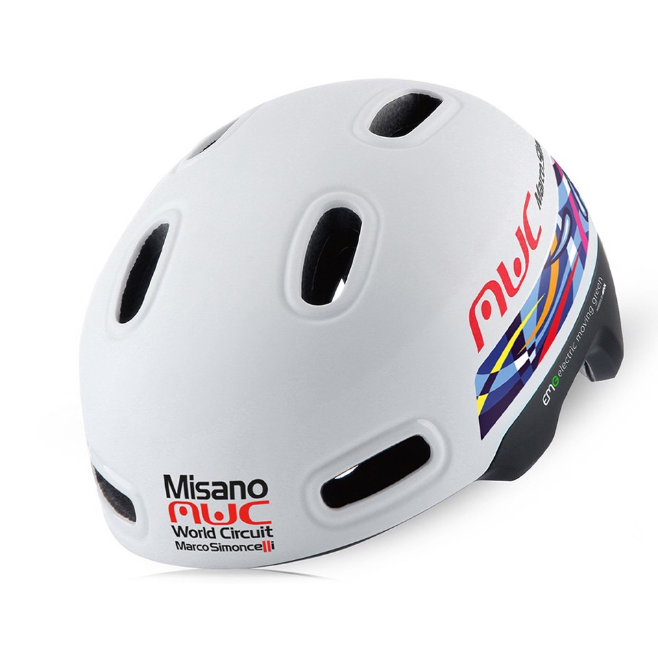 EMG MWC HM 09 casco monopattino/bici omologato EU tg m + luce