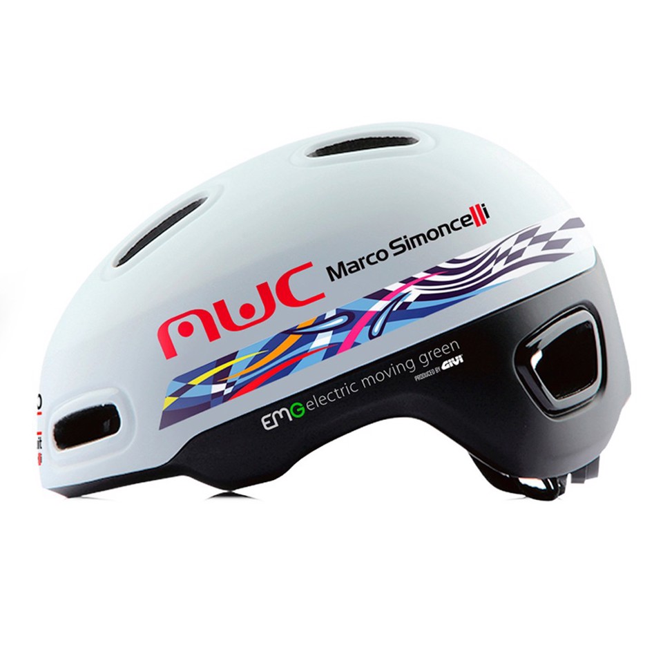 EMG MWC HM 09 casco monopattino/bici omologato EU tg m + luce