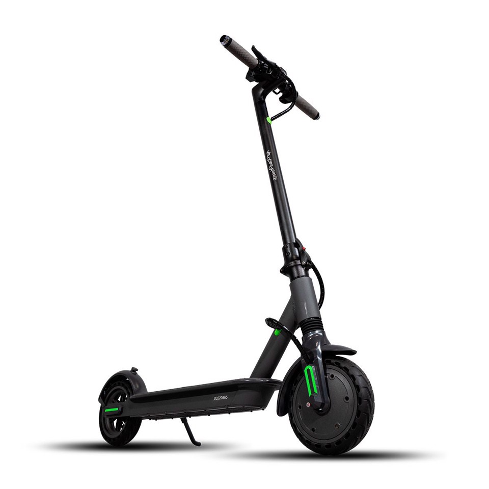 EMG Tech 2 - potenza motore 350W, ammortizzatore, doppio freno, batteria al lithio 36V 6Ah e frecce direzionali
