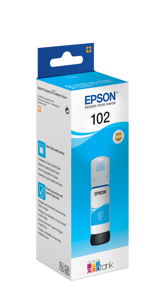 Epson 102 EcoTank flacone inchiostro ciano