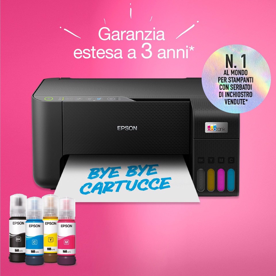 Epson EcoTank ET-2860 stampante multifunzione a serbatoio