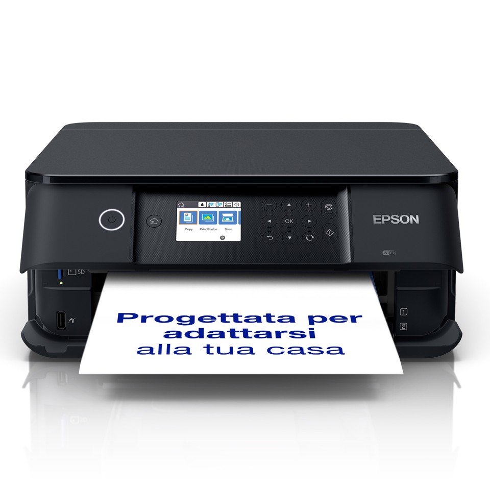 Epson Expression Premium XP-6100 stampante multifunzionale Wireless, Stampa, Scansiona, Copia, Stampa fotografie, Fronte/Retro, Display LCD da 6,1 cm, Stampa fino a 32 pag/min EX DEMO - Prodotto nuovo imballo aperto