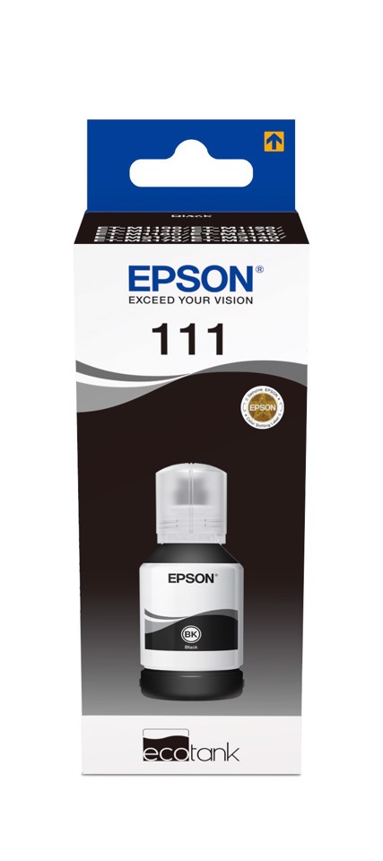 Epson Flacone di inchiostro a pigmenti nero EcoTank 111