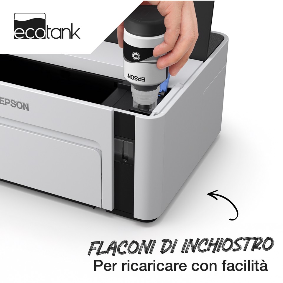 Epson Flacone di inchiostro a pigmenti nero EcoTank 111