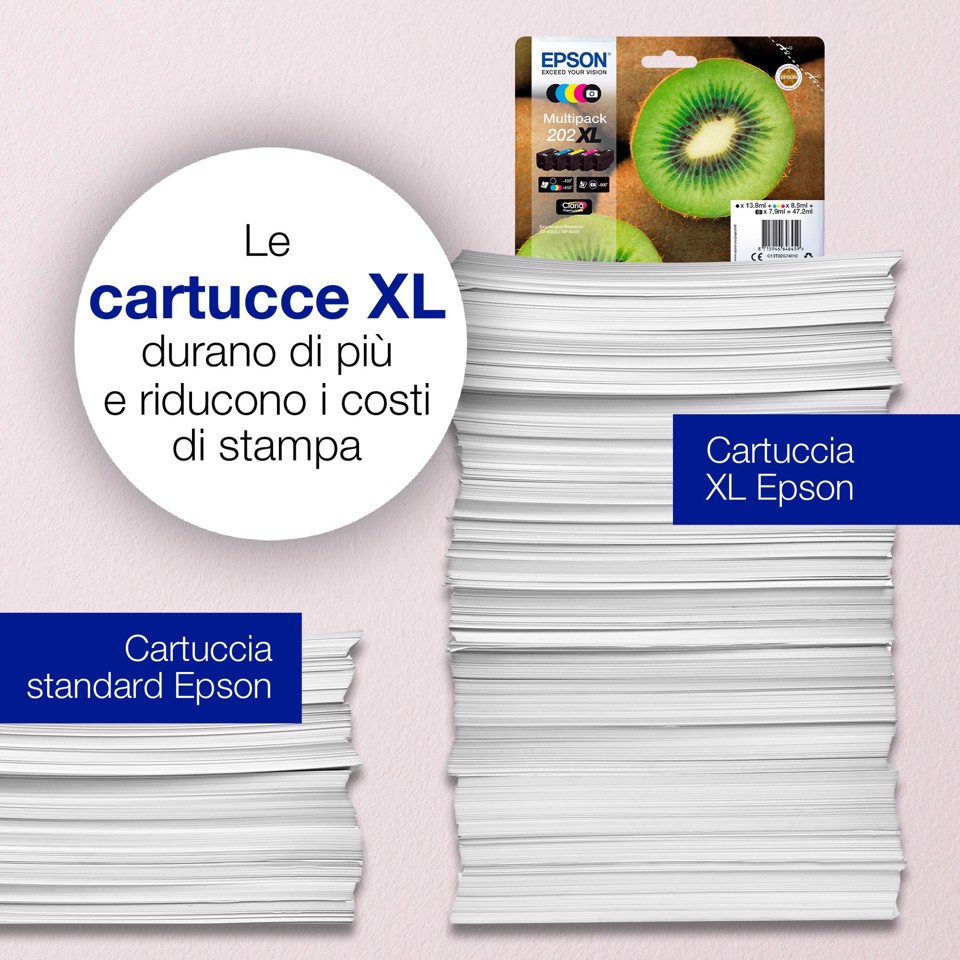 Epson Kiwi Singlepack Black 202 Claria Premium Ink