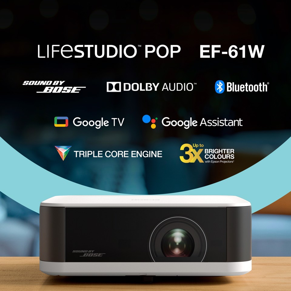 Epson Lifestudio Pop — EF-61W Bianco diamante