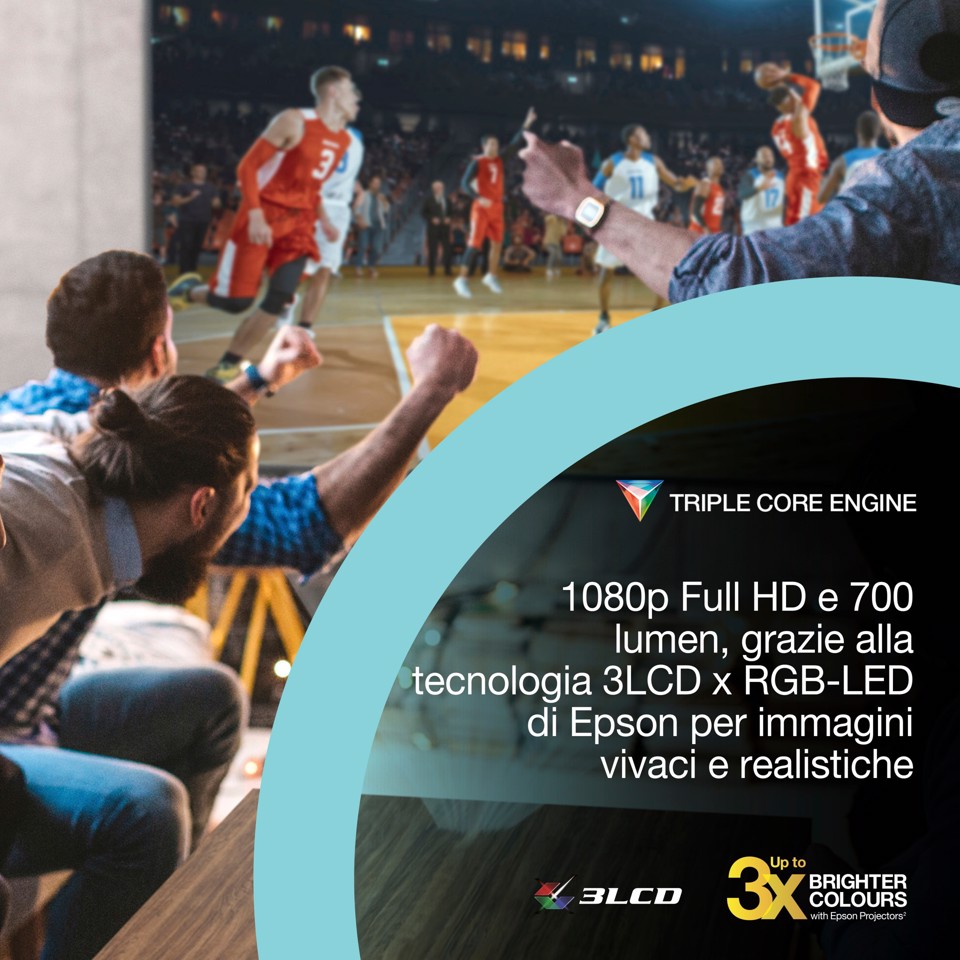 Epson Lifestudio Pop — EF-61W Bianco diamante