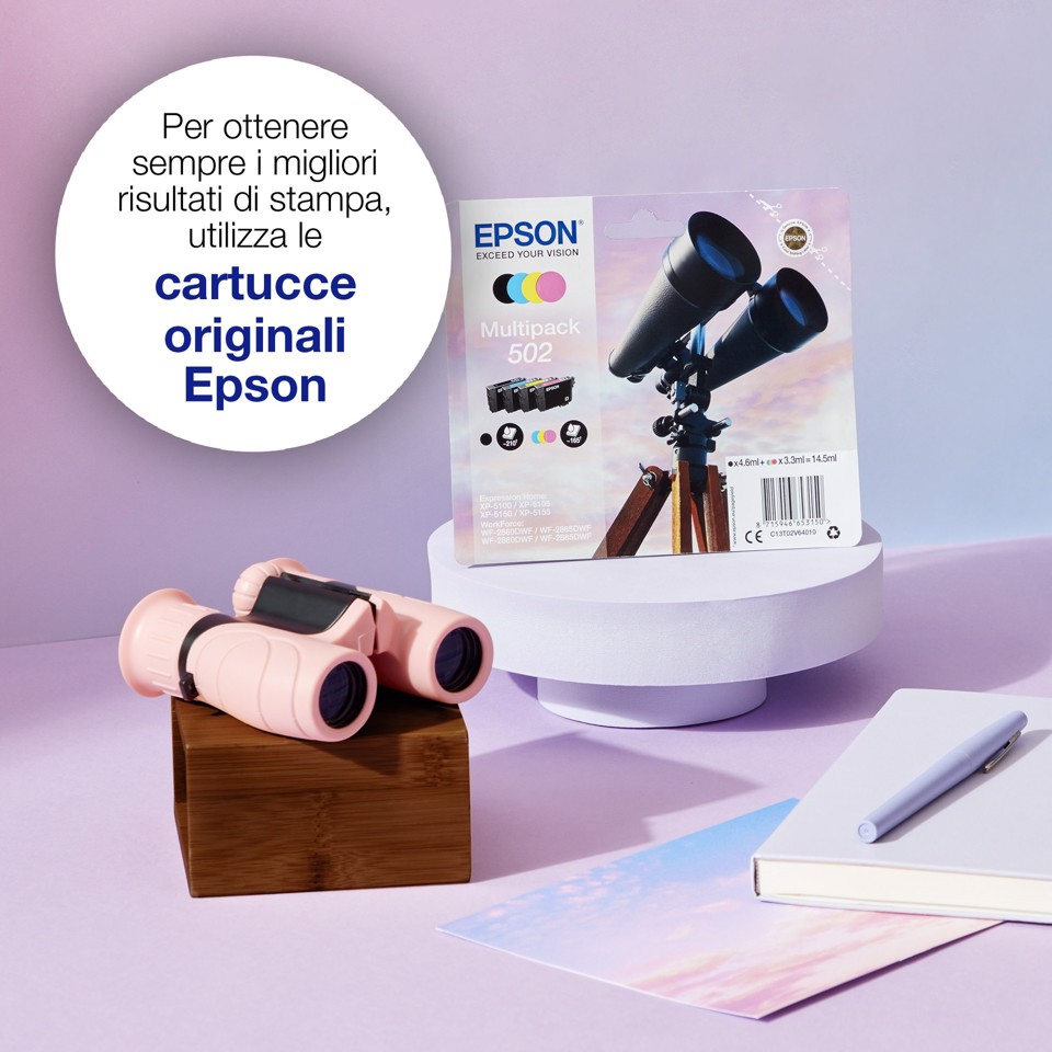 Epson Singlepack Black 502 Ink