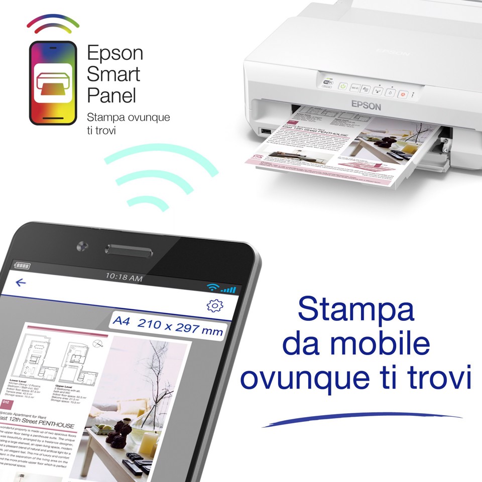 Epson Stampante inkjet wireless A4 Expression Photo XP-65
