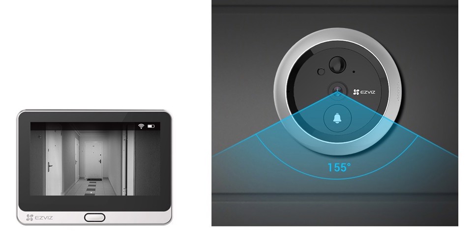 EZVIZ DP2C video spioncino smart con campanello senza fili
