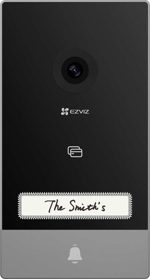 EZVIZ HP7 sistema per video-citofono 17,8 cm (7") Nero, Argento