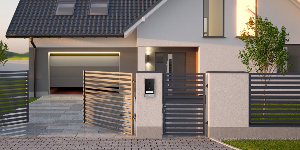 EZVIZ HP7 sistema per video-citofono 17,8 cm (7") Nero, Argento