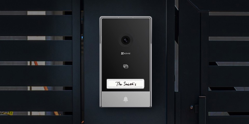 EZVIZ HP7 sistema per video-citofono 17,8 cm (7") Nero, Argento