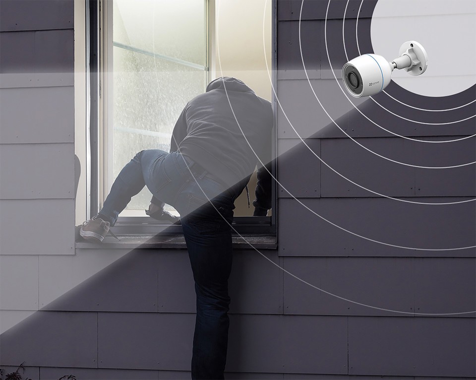 EZVIZ TELECAMERA SMART HOME WI-FI A COLORI C3TN