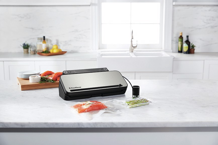 FoodSaver VS3190X macchina per sottovuoto Nero, Acciaio inox