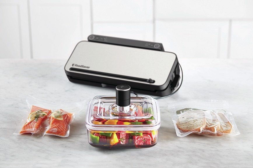 FoodSaver VS3190X macchina per sottovuoto Nero, Acciaio inox