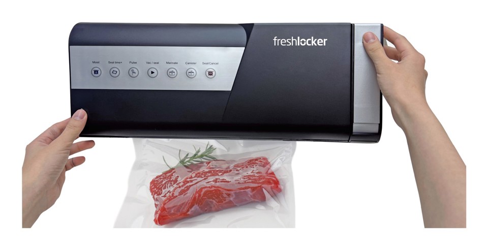 Freshlocker XDFL6100 macchina per sottovuoto 0,7 mbar Nero, Bianco