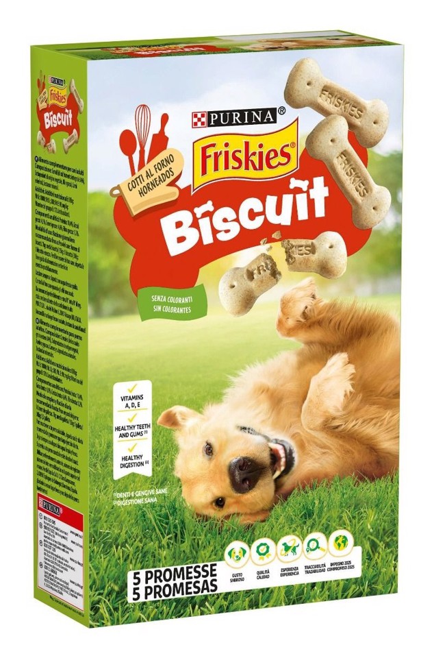 Friskies 12353840 Biscotti per cane adulto gusto Pollo 650 g