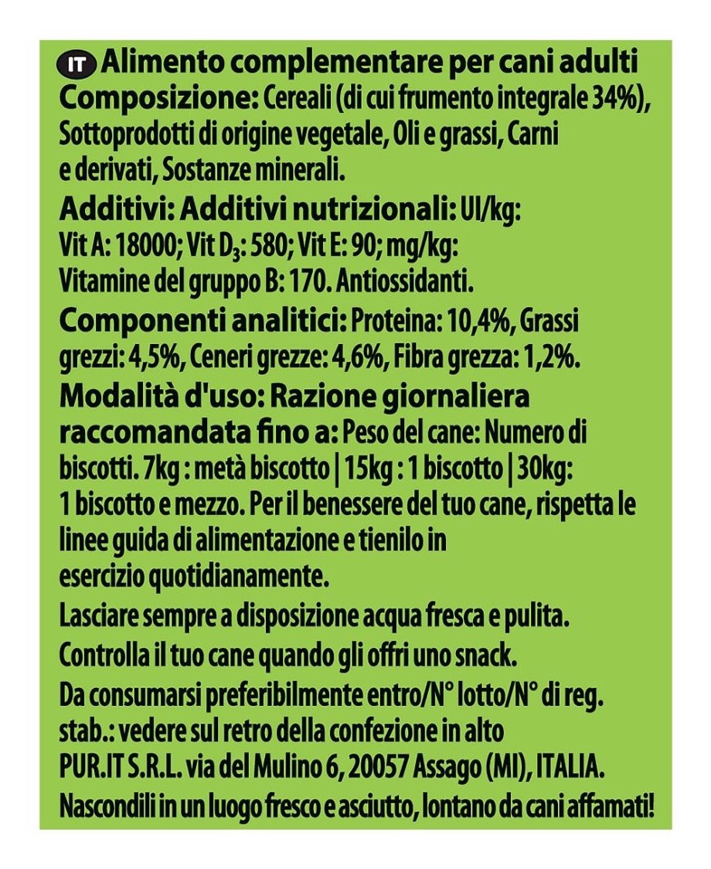 Friskies 12353840 Biscotti per cane adulto gusto Pollo 650 g