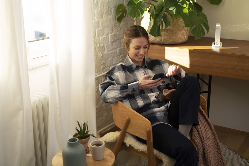 FRITZ!Box WLAN 4060: WLAN-Router 6000 Mbit/s Bianco