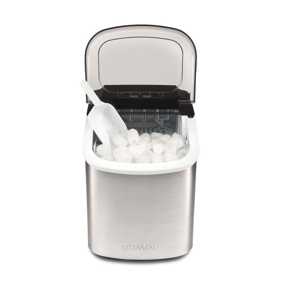 G3 Ferrari ARTIKO Macchina per ghiaccio portatile 12 kg/24h Nero, Acciaio inox