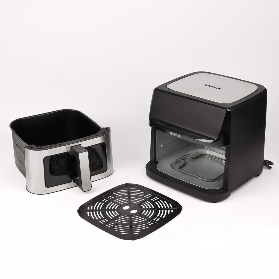 G3 Ferrari Friggisano 10 e Lode Singolo 10 L Indipendente 2300 W Friggitrice ad aria calda Nero, Acciaio inox