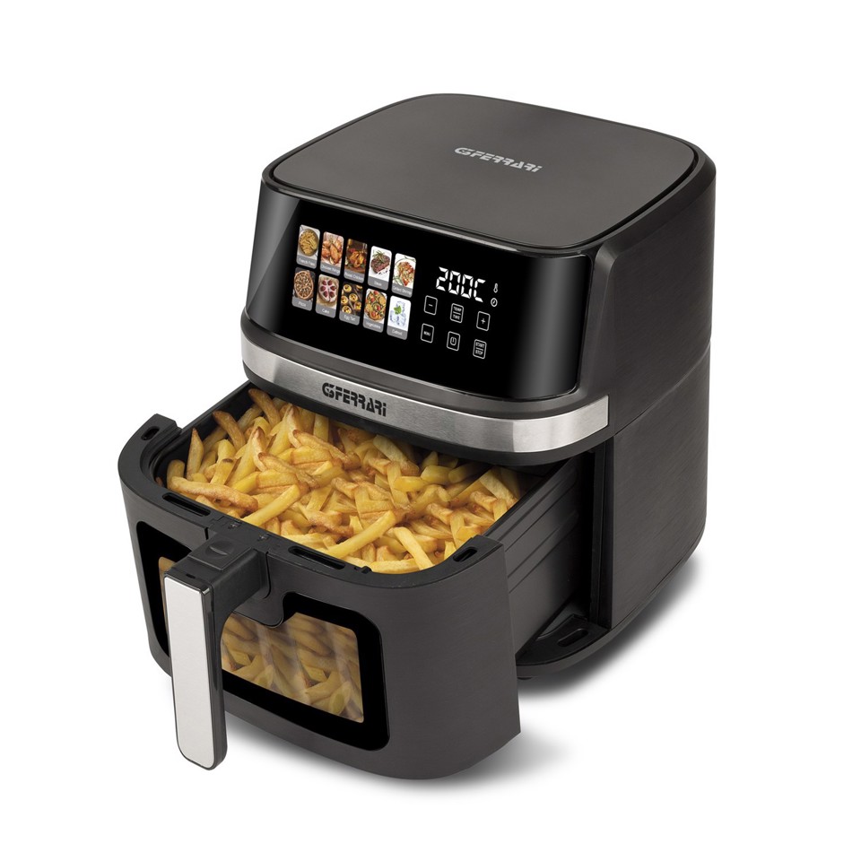 G3 Ferrari Friggisano 8L Singolo 1700 W Friggitrice ad aria calda Nero