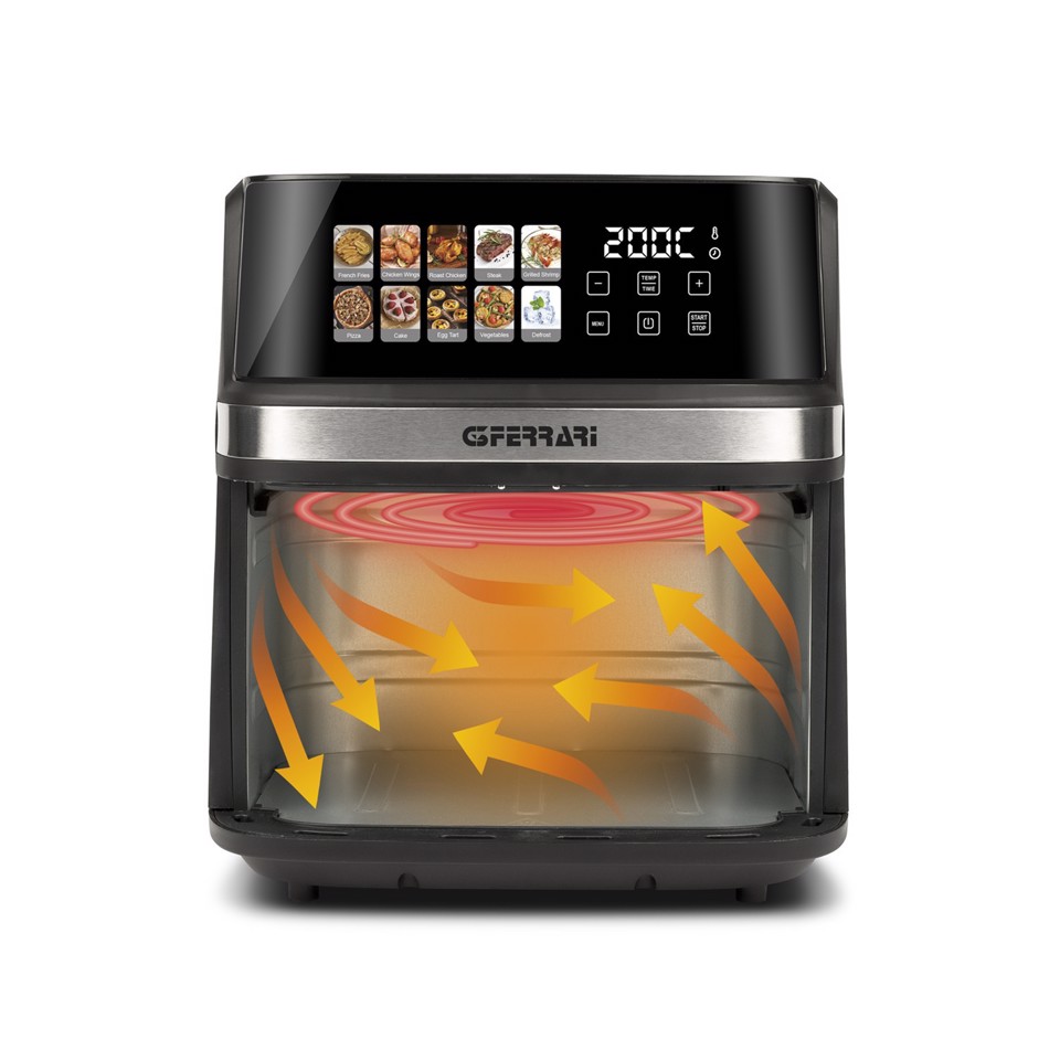 G3 Ferrari Friggisano 8L Singolo 1700 W Friggitrice ad aria calda Nero