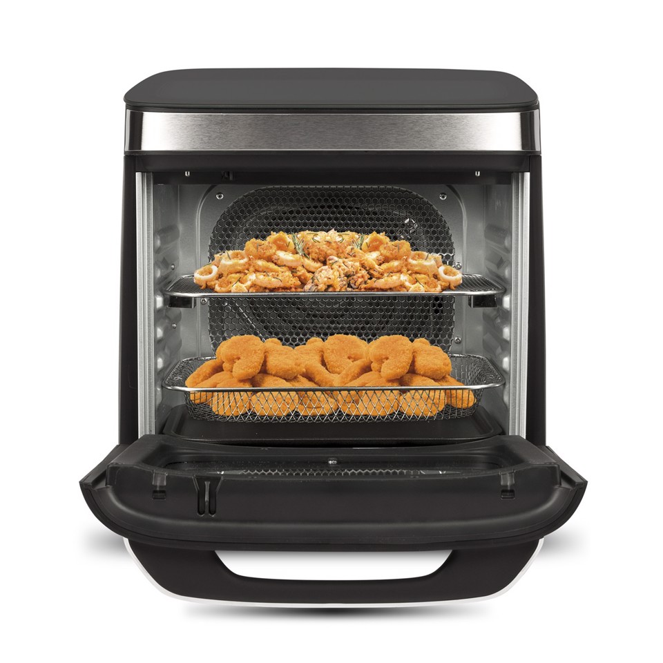 G3 Ferrari Friggisano LUX 13 Singolo 13 L Indipendente 1800 W Friggitrice ad aria calda Nero, Acciaio inox