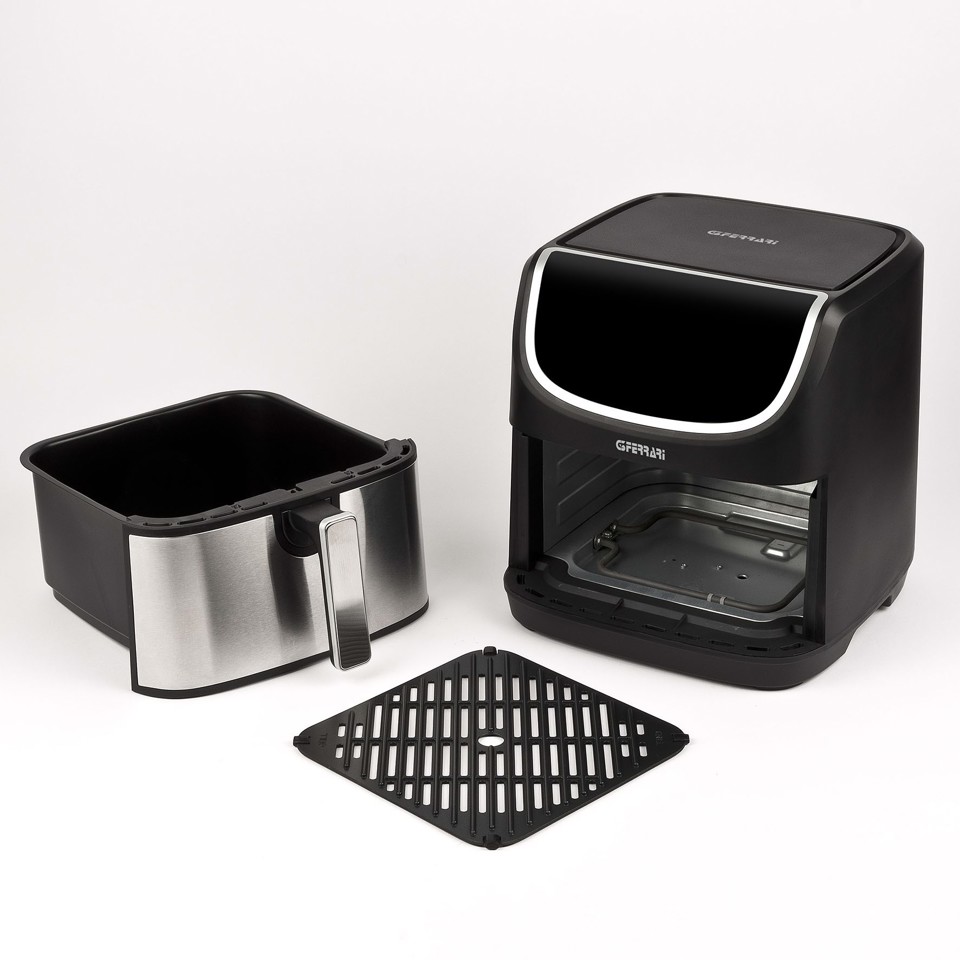 G3 Ferrari G10191 Singolo 8 L 2200 W Friggitrice ad aria calda Nero, Acciaio inox