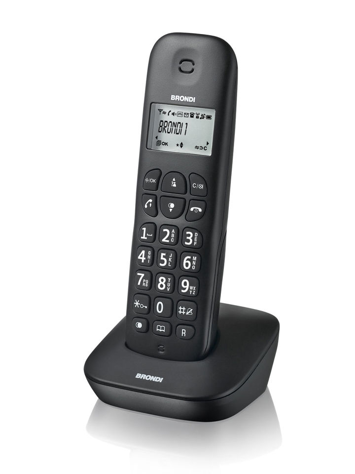 Brondi GALA Telefono DECT Identificatore di chiamata Nero