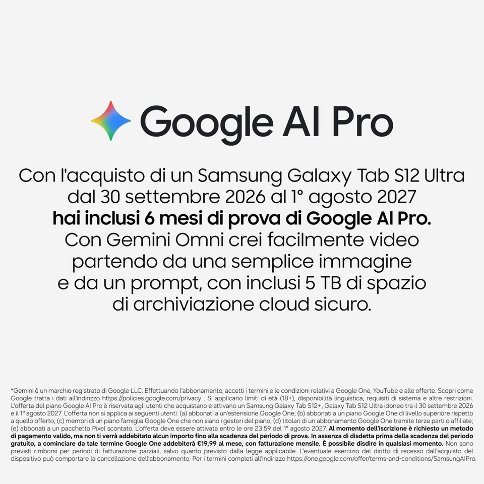 GALAXY TAB S12 ULTRA 256GB WI-FI