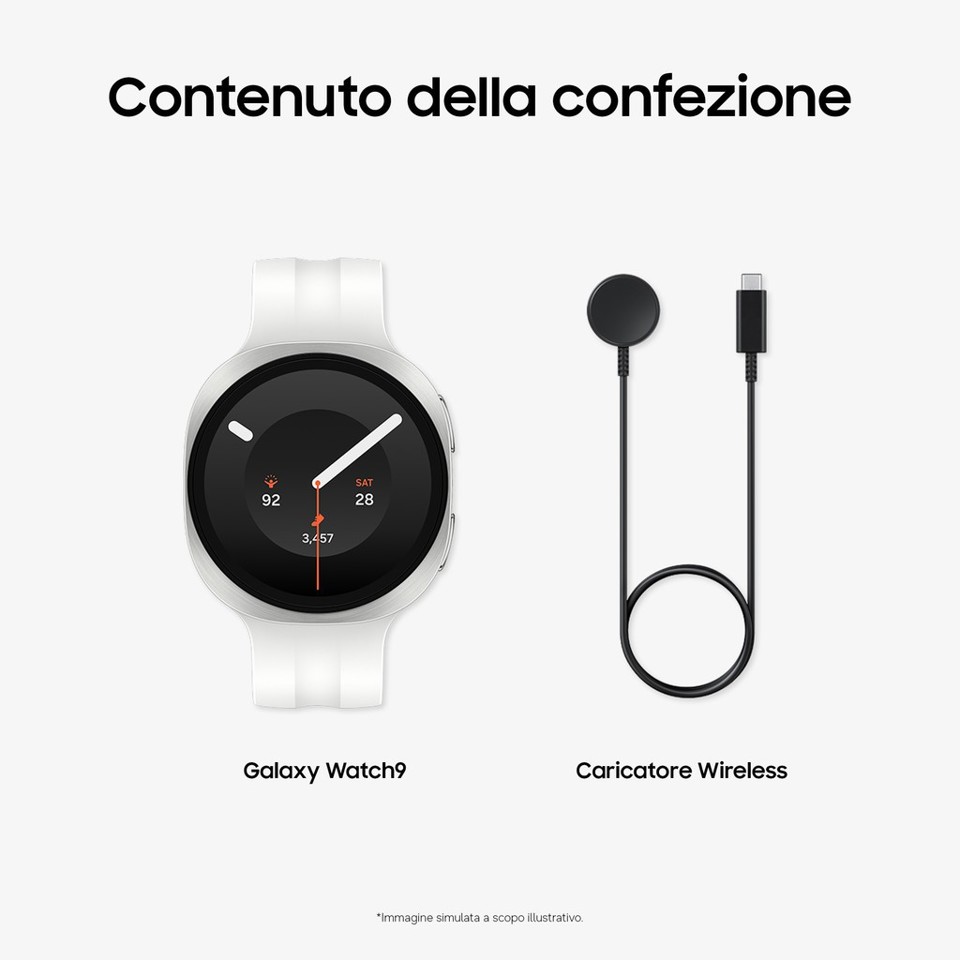 Galaxy Watch9 40mm BT, 2+32GB Cream