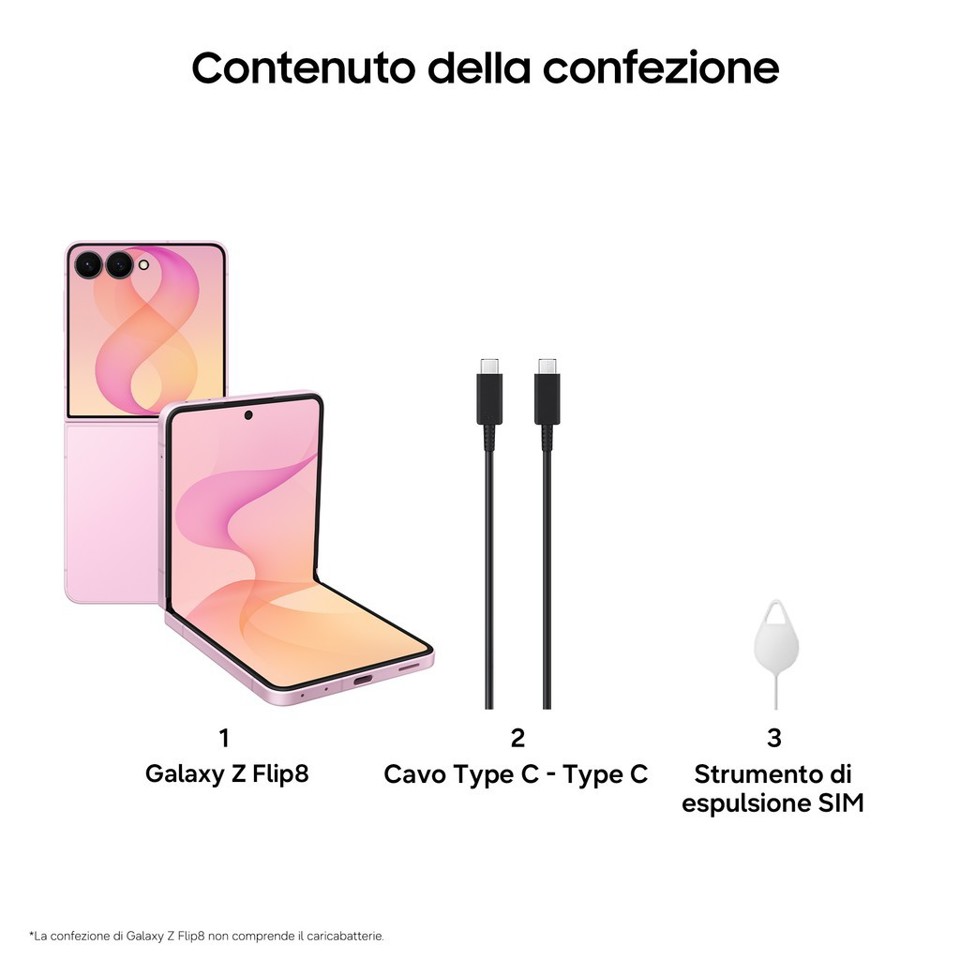 Galaxy Z Flip8 12GB RAM 512GB SSD Pink