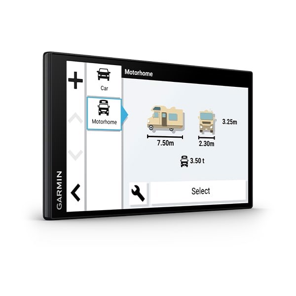 Garmin Camper 795 navigatore Palmare/Fisso 17,6 cm (6.95") TFT Touch screen 239,6 g Nero - EX DEMO prodotto nuovo con imballo aperto