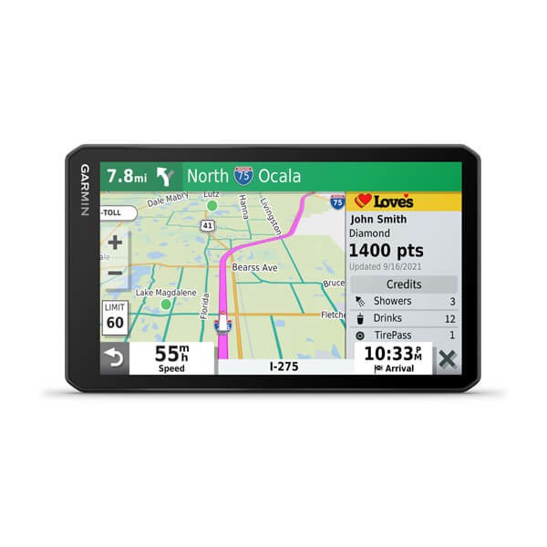 Garmin DEZL LGV710 navigatore Fisso 17,6 cm (6.95") TFT Touch screen 242 g Nero - EX DEMO prodotto nuovo con imballo aperto