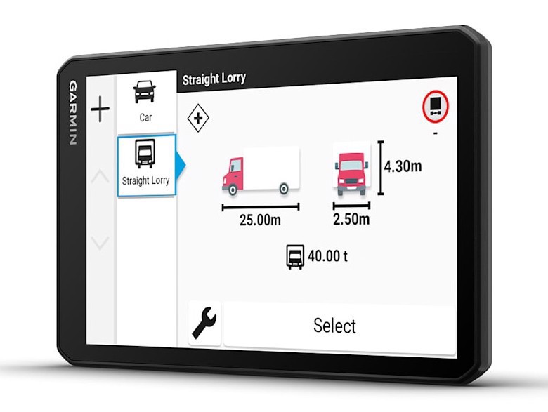 Garmin dēzl LGV720 navigatore Fisso 17,6 cm (6.95") TFT Touch screen 242 g Nero