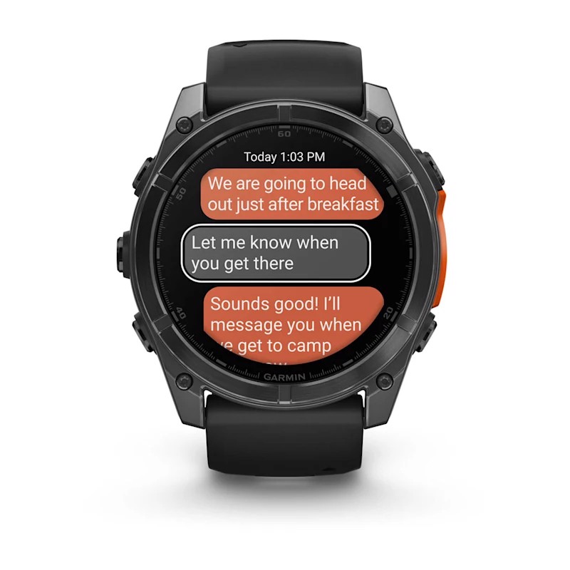 Garmin Fenix 8 3,56 cm (1.4") AMOLED 51 mm Digitale 454 x 454 Pixel Touch screen Grigio Wi-Fi GPS (satellitare)