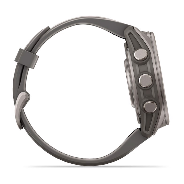 Garmin fēnix 9 3,3 cm (1.3") AMOLED 43 mm Digitale 416 x 416 Pixel Touch screen Titanio Wi-Fi GPS (satellitare)