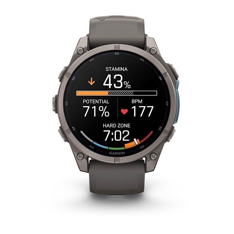 Garmin fēnix 9 3,56 cm (1.4") AMOLED 47 mm Digitale 454 x 454 Pixel Touch screen Titanio Wi-Fi GPS (satellitare)